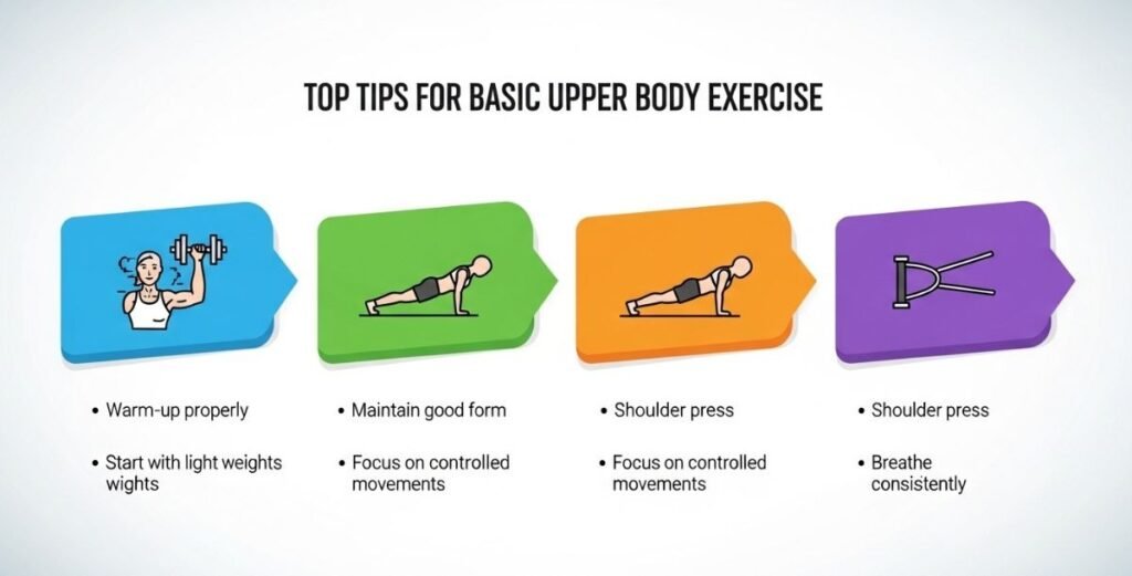 Guide to Upper Body Workout at the Gym (Beginners)