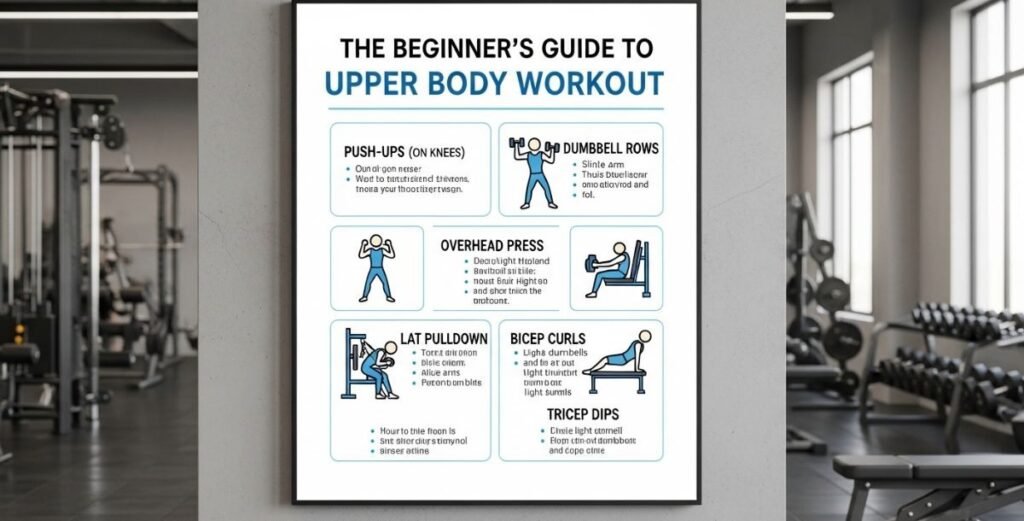 Guide to Upper Body Workout at the Gym (Beginners)